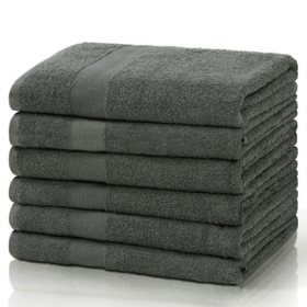 Hometex Lightweight Drying Towels, 24” x 46”, 6pk