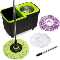 Hometex Multi Purpose Spin Mop and Car Cleaning Kit