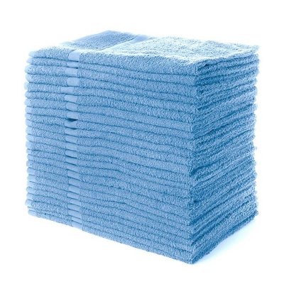 Admiral Hospitality Hand Towels 12-Pack 16x27 or 16x30 in., White Blended Cotton, Size: 16 x 30