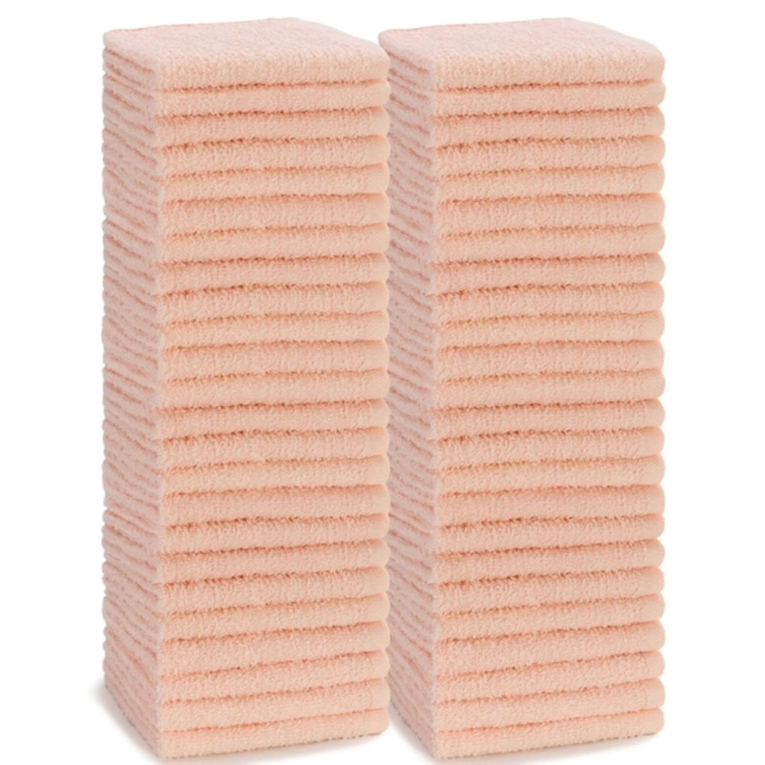 Hometex Lightweight Terry Cleaning Wash Cloths (48pk, Rose), Size 12" x 12"