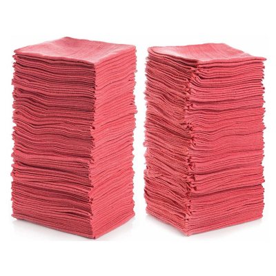 Simpli-Magic Shop Towels - Red:- Red