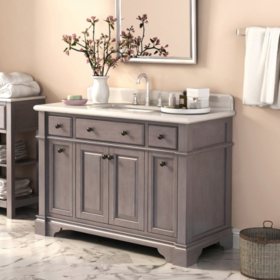 Marble Top 48 Inch Vanity Sam S Club