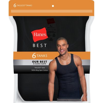 Hanes Best 6-Pack Tank (Assorted Colors) - Sam's Club