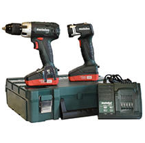 Metabo 18V 4 Piece Cordless Lithium Ion Combo Set