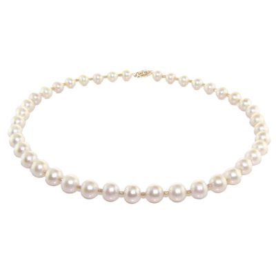 14K PEARL /BEAD BRAC 8.5-9.5MM 7.5 INCH - Sam's Club