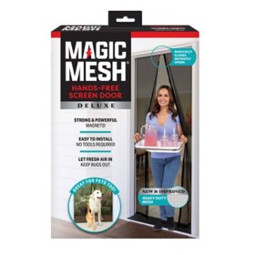 Magic Mesh Deluxe 83” x 39”	Hands Free Magnetic Screen Door, 2pk