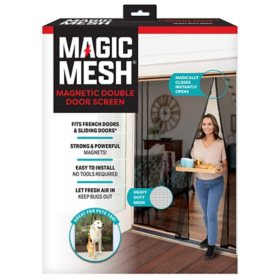 Magic Mesh Hands Free Magnetic Screen Door, Choose Size