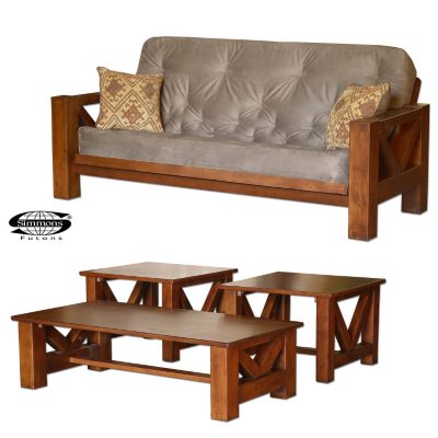 Simmons® Ponderosa Futon Sleeper Sofa Set - 4 pc. - Sam's Club