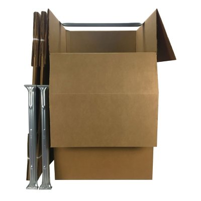3 Pack Wardrobe lVBwRw Moving Boxes 24 x 24 x 40 Inches Tall 7711001 