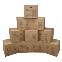 uBoxes12 Premium Medium Boxes 18 x 18 x 16 Cardboard box
