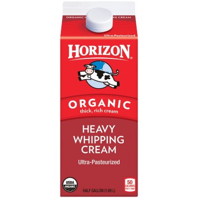 Horizon Organic Heavy Whipping Cream Half Gallon Sam S Club