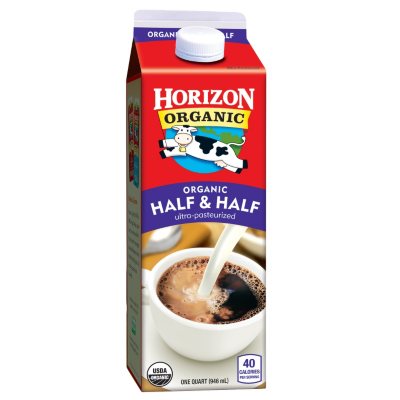 Horizon Organic® Half & Half Cream, 1 qt - Baker's