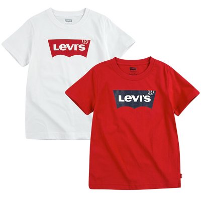 Tee Shirt LEVI'S® GRAPHIC CREWNECK Rouge 