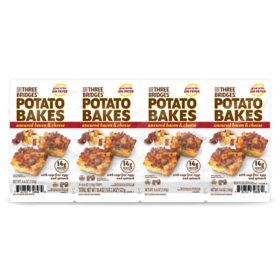 Three Bridges Uncured Bacon Potato Bakes, 4.6 oz., 4 pk.