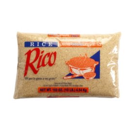 Rico Enriched Parboiled Long Grain Ric, 10 lbs.