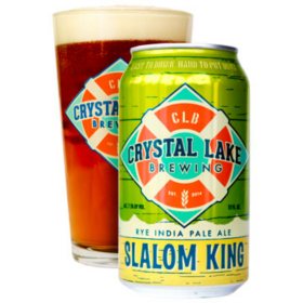 Crystal Lake Brewing Slalom King IPA 12 fl. oz. can, 6 pk.