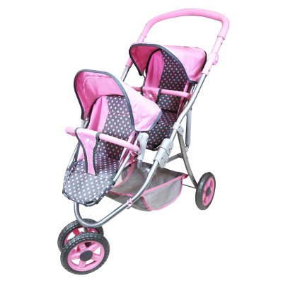 two seat doll stroller