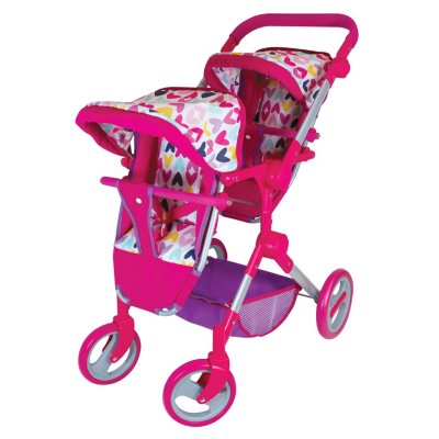 sam's club baby doll double stroller