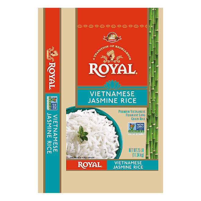 Royal Vietnamese Jasmine Rice (25 lb.)