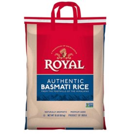 Royal Basmati Rice, 20 lbs.