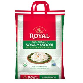 Royal Sona Masoori Organic Rice, 20 lbs.
