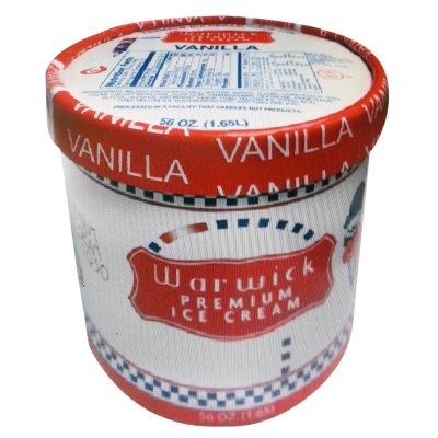 Warwick Vanilla Ice Cream (56 oz.) Sam's Club