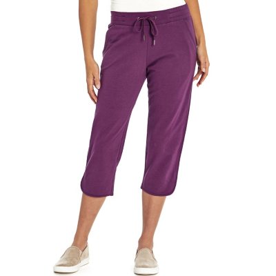 eddie bauer ladies french terry capri
