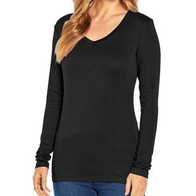 Eddie Bauer Ladies Long Sleeve V-Neck Tee - Sam's Club