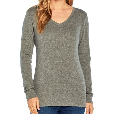 Eddie Bauer Ladies Long Sleeve V-Neck 