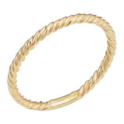 14K Yellow Gold Ribbed Ring - Sam's Club