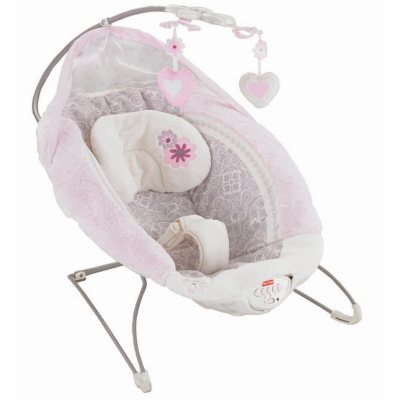 Fisher price cheap pink bouncer chair