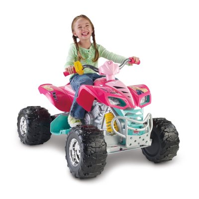 fisher price kawasaki 4 wheeler