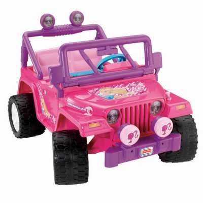 barbie motorized jeep