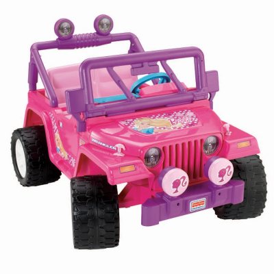 barbie ride on jeep