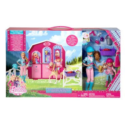 Barbie Sisters Deluxe Stable Gift Set Sam s Club