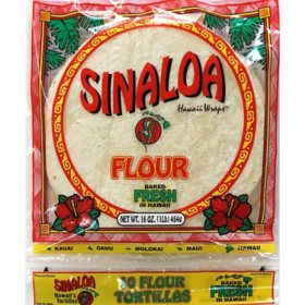 Sinaloa Hawaii Tortillas 10 ct., 3 pk.