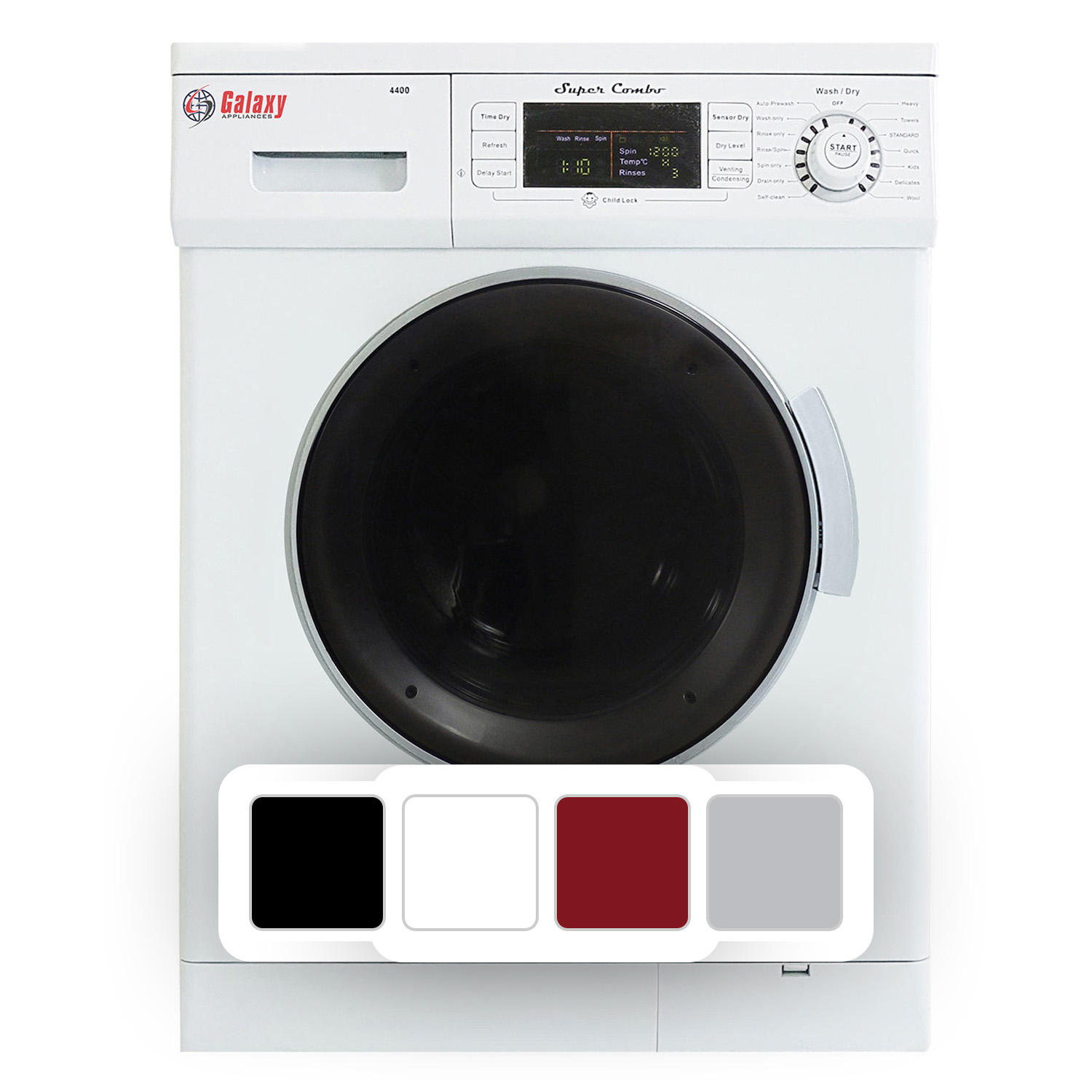 UPC 747037175102 product image for Galaxy All-in-One Electric Washer & Dryer Combo (White) | upcitemdb.com