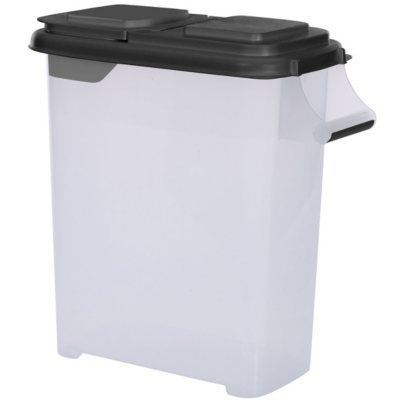 rolling pet food storage container w/ 20 lbs capacity