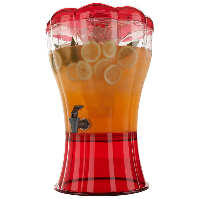 Buddeez Beverage Dispenser - Red - 3.5 gal.