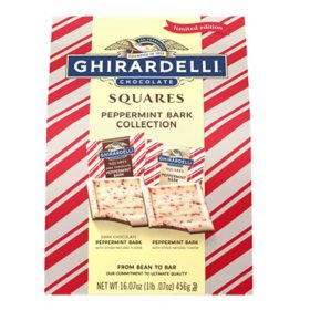 Ghirardelli Chocolate Squares Peppermint Bark Collection, 16.7 oz.