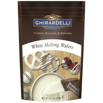 Dark Chocolate Flavored Melting Wafers, 10 OZ Bag (Case of 6)