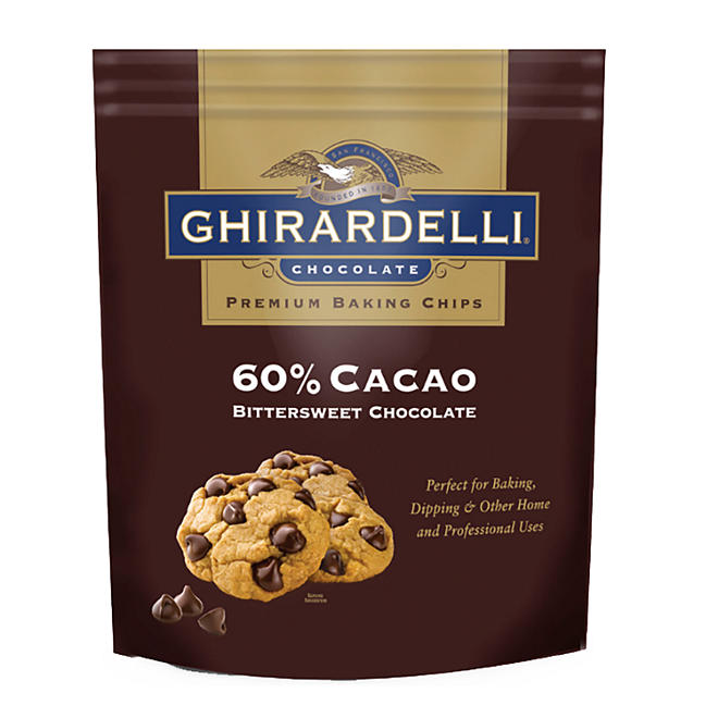 Ghirardelli 60% Cacao Bittersweet Chocolate Baking Chips (30 oz.)