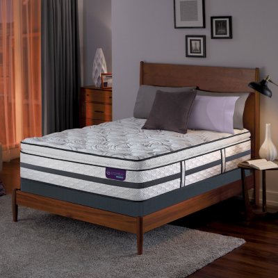 Serta perfect sleeper luxury hybrid elmridge super pillowtop king mattress clearance set