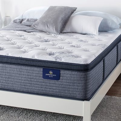 Serta perfect sleeper luxury hybrid 2025 elmridge super pillowtop king mattress set