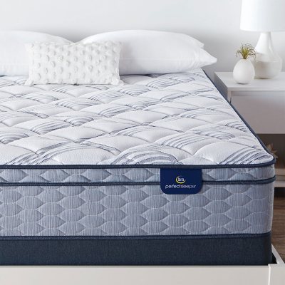 Serta perfect sleeper ashbrook euro clearance top plush mattress stores