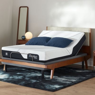 Serta iComfort CF1000 Medium King Mattress and Motion Perfect IV Adjustable  Base Set - Sam's Club