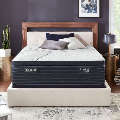 Serta iComfort CF3000 Quilted Hybrid Plush Pillow Top King Mattress ...