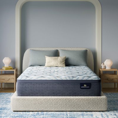 Serta Perfect Sleeper Delfino Nights Medium Pillow Top Queen LP Set:- Queen, +5' Box Spring, Medium