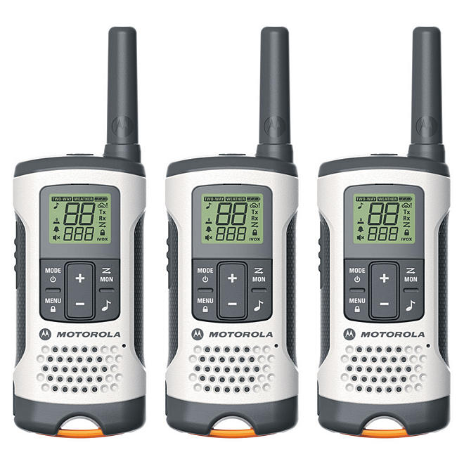 Motorola Talkabout T261TP Two-Way Radio- White (3 Pack Bundle)