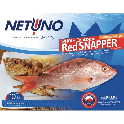 Red Snapper (price per lb whole fish)